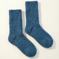 Skarpetki męskie - Grube skarpety zimowe BLUE Ciepłe, mięsiste Idealne na chłód 39-42 - miniaturka - grafika 1