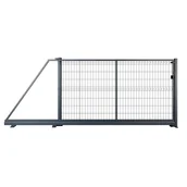 Ogrodzenia - Naterial Brama przesuwna Modus 3x1.7 m lewa antracytowa - miniaturka - grafika 1