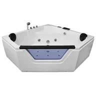 Wanny z hydromasażem - Wanna z hydromasażem narożna pięciokątna 150x150 cm MO-0633 - miniaturka - grafika 1