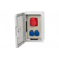 Rozdzielnie elektryczne - Szafa budowlana 200x300x130, 32A 5p, 2x230V - miniaturka - grafika 1