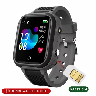 Pacific 30-1 Kids Czarny - Smartwatch - miniaturka - grafika 1