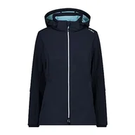 Kurtki damskie - CMP damska kurtka Softshell z odpinanym kapturem, B.Blue-Anice, 52 - miniaturka - grafika 1