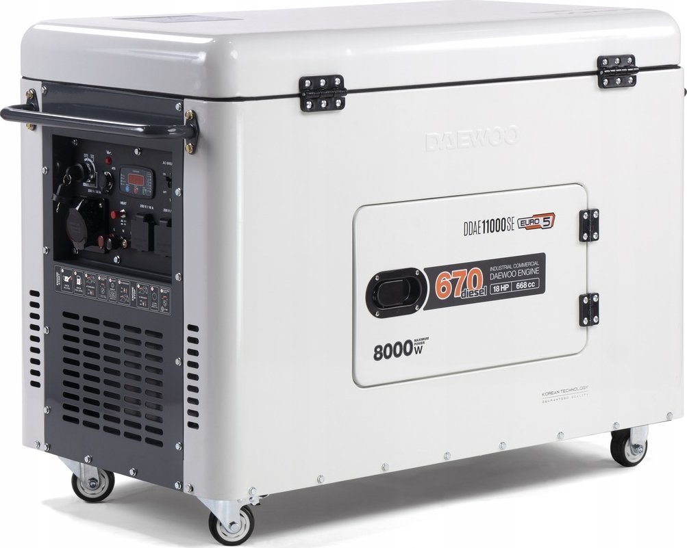 DAEWOO DDAE 11000SE DIESEL 2x16A 1x32A 230V AVR 18KM