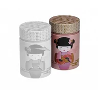 Pozostałe akcesoria kuchenne - EIGENART Puszka Na Herbatę Little Geisha Różowa 150 Gr 11,7x7,5 EA-3677222 - miniaturka - grafika 1
