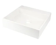 Umywalki - Deante Correo Umywalka nablatowa 40x40 cm alabaster CQRAU4S - miniaturka - grafika 1