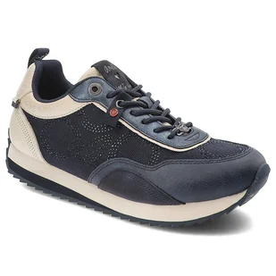 Granatowe Sneakersy Anekke Stylowe Obuwie Damskie - Sneakersy damskie - miniaturka - grafika 1
