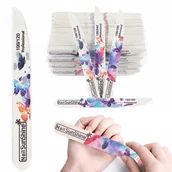 Akcesoria do paznokci - 10x Pilnik do paznokci 100/120 Prosty-Łódka 2w1 - miniaturka - grafika 1