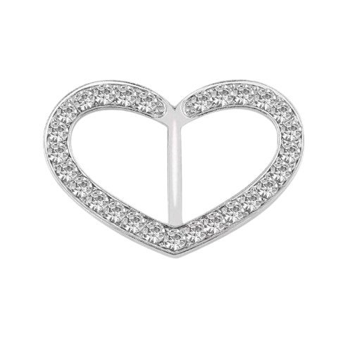 Blask elegancji - uniwersalna srebna klamra serce