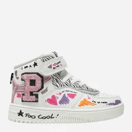 Buty dla dziewczynek - Jesienne trzewiki dziecięce dla dziewczynki Primigi 6968200 29 Białe (8050165494222) - miniaturka - grafika 1