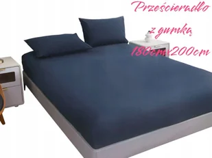PRZEŚCIERADŁO BAWEŁNIANE Z GUMKĄ 180x200cm - Prześcieradła - miniaturka - grafika 1