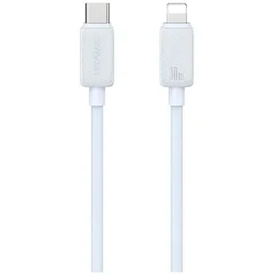 Kabel USB-C - Lightning USAMS KY Series US-SJ692 1 m Biały - Kable USB - miniaturka - grafika 1