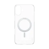 Etui i futerały do telefonów - CARE by PanzerGlass Feature Kickstand Etui do iPhone 16 Plus z srebrną stopką kompatybilną z MagSafe - Przezroczyste - miniaturka - grafika 1