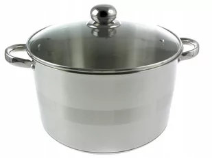 Indukcja Garnek Stal Z Pokrywką 10L 28cm 9119 - Garnki - miniaturka - grafika 1