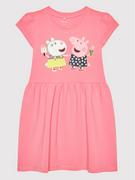 Sukienki i spódniczki dla dziewczynek - Name it Sukienka codzienna PEPPA PIG 13201306 Różowy Regular Fit - miniaturka - grafika 1