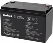 Ładowarki i akumulatory - Rebel Akumulator żelowy 12V 100Ah Rebel - miniaturka - grafika 1