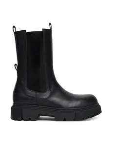 Elisabetta Franchi Botki Chelsea Boot F4A5-E0416-1251 D Czarny - Buty dla chłopców - miniaturka - grafika 1