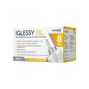 IGLESSY Sterylne jednorazowe igły do penów - Glukometry i akcesoria dla diabetyków - miniaturka - grafika 1