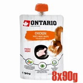 Mokra karma dla kotów - ONTARIO Chicken Fresh Meat Paste opak. 8x90g (213-523131) - miniaturka - grafika 1