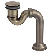 Syfony - Omnires MARBLE+ syfon wannowy brąz antyczny SYOM-W10/BR - miniaturka - grafika 1