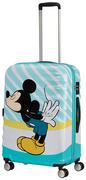 Walizki dla dzieci - American Tourister Walizka średnia Wavebreaker Disney - Mickey blue kiss 85670-8624 - miniaturka - grafika 1