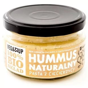 VEGA UP HUMMUS NATURALNY BIO 190 g - VEGA UP - Hummus - miniaturka - grafika 1