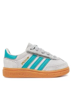 adidas Sneakersy Handball Spezial JP8007 Szary - Buty dla chłopców - miniaturka - grafika 1