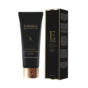 ErthSkin London Oczyszczająca maska z czarnym węglem drzewnym i 24-karatowym złotem Maseczki z węgla aktywnego 50 ml Damski - Maseczki do twarzy - miniaturka - grafika 1