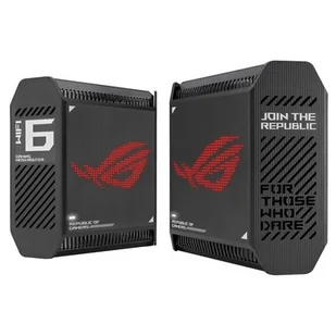 Asus ROG Rapture GT6 Wi Fi AX10000 2-pak Czarny - Routery - miniaturka - grafika 1