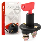 Kable rozruchowe - Wyłącznik odłącznik prądu akumulatora hebel 12/24v amio-03023 - miniaturka - grafika 1