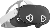 Akcesoria VR - Vortex Virtual Reality Silikonowy pokrowiec na gogle do Meta Quest 3S Czarny - miniaturka - grafika 1