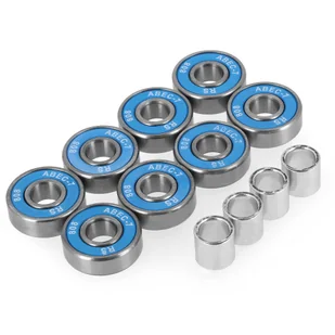 Spokey Łożyska do rolek ABEC7 RS Chrome 8szt. + tulejki dystansowe 4szt. 831381 - Akcesoria do skatingu - miniaturka - grafika 5