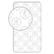 Prześcieradła dla dzieci - Dziecięce prześcieradło bawełniane Bambi star, 90 x 200 cm - miniaturka - grafika 1