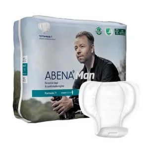 Abena, Man Formula 1, Wkłady Anatomiczne, 15szt - Pieluchy dla dorosłych - miniaturka - grafika 1