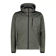 Kurtki męskie - CMP Męska kurtka softshell z technologią Climaprotect Wp 7.000, Torf Mel, 56 - miniaturka - grafika 1