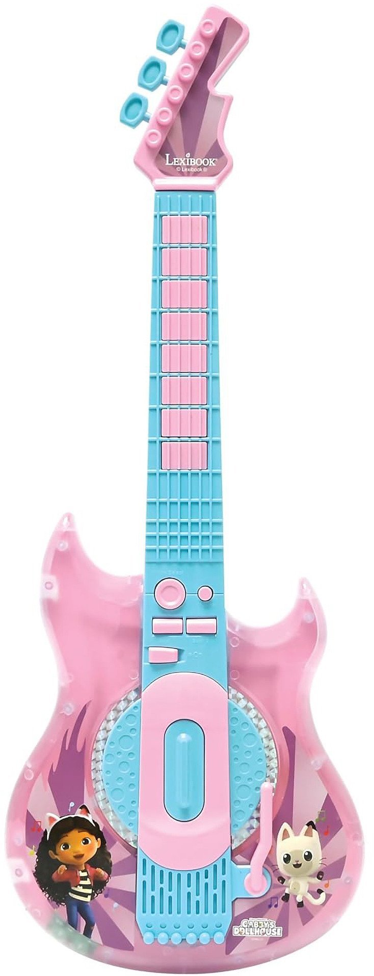 Gabby's Dollhouse Electronic Lighting Guitar with Mic in glasses shape