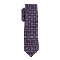Krawaty i muchy męskie - Krawat fioletowy w kropki EM 11 - EM Men's Accessories - miniaturka - grafika 1