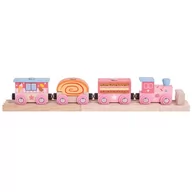 Samochody i pojazdy dla dzieci - Bigjigs Toys Ekspres Słodyczowy - miniaturka - grafika 1