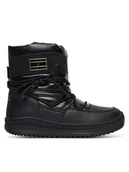 Buty dla dziewczynek - Tommy Hilfiger Śniegowce Snow Boot T3A5-34052-1474 D Czarny - miniaturka - grafika 1