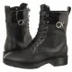 Botki damskie - Workery Rubber Sole Combat Boot W HW0HW01717 (CK370-a) Calvin Klein - miniaturka - grafika 1