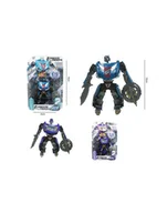 Samochody i pojazdy dla dzieci - Auto Robot 16cm 2rodz HRH23 Hipo - miniaturka - grafika 1