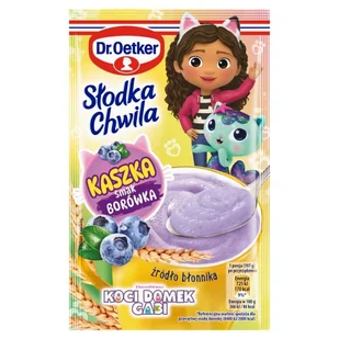 Dr. Oetker Słodka Chwila Kaszka smak borówka 47 g - Dodatki do ciast w proszku - miniaturka - grafika 1