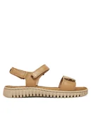 Sandały damskie - Go Soft Sandały WB-ULE-01 Beżowy - miniaturka - grafika 1