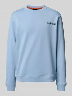 Bluza z nadrukiem z logo model ‘SOVANA’ - Bluzy męskie - miniaturka - grafika 1
