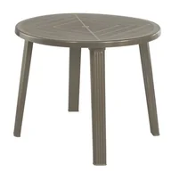 Stoły ogrodowe - Stół okrągły 90 cm cappucino - miniaturka - grafika 1