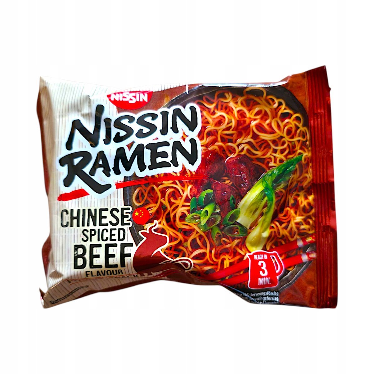 Zupa instant Chińska Nissin Ramen 66,8g wołowe x10szt