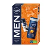 Zestawy kosmetyków męskich - NIVEA Zestaw Men Sport Beat (Żel pod prysznic, 250ml + Antyperspirant, 50ml) - miniaturka - grafika 1