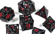 Gry planszowe - Kostki Rpg Smocza Furia Zestaw 7 Metalowych Kości - miniaturka - grafika 1