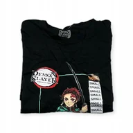 Koszulki męskie - Koszulka T-shirt męski okrągły dekolt SPENCER'S DEMON SLAYER L - miniaturka - grafika 1