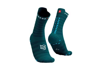 COMPRESSPORT Skarpetki do biegania ProRacing Socks V4 ULTRALIGHT RUN HIGH shaded/ hawaiian ocean - Skarpetki sportowe męskie - miniaturka - grafika 1