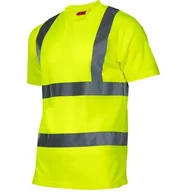 Odzież robocza - LAHTI PRO Koszulka T-shirt ostrzegawcza żółta rozmiar L L4020803 LPL4020803 - miniaturka - grafika 1